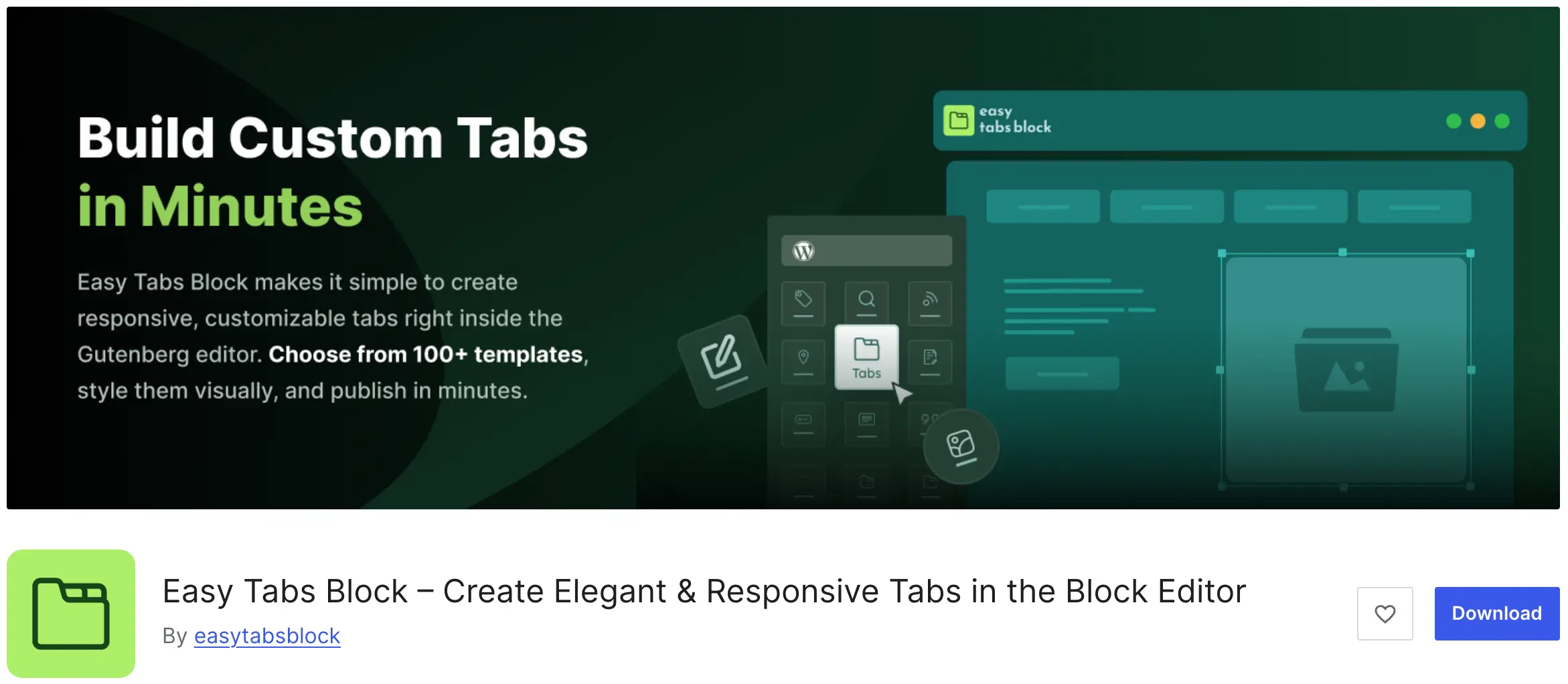 easy tabs block org ss