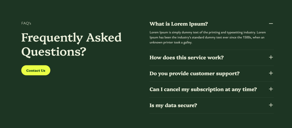 FAQ