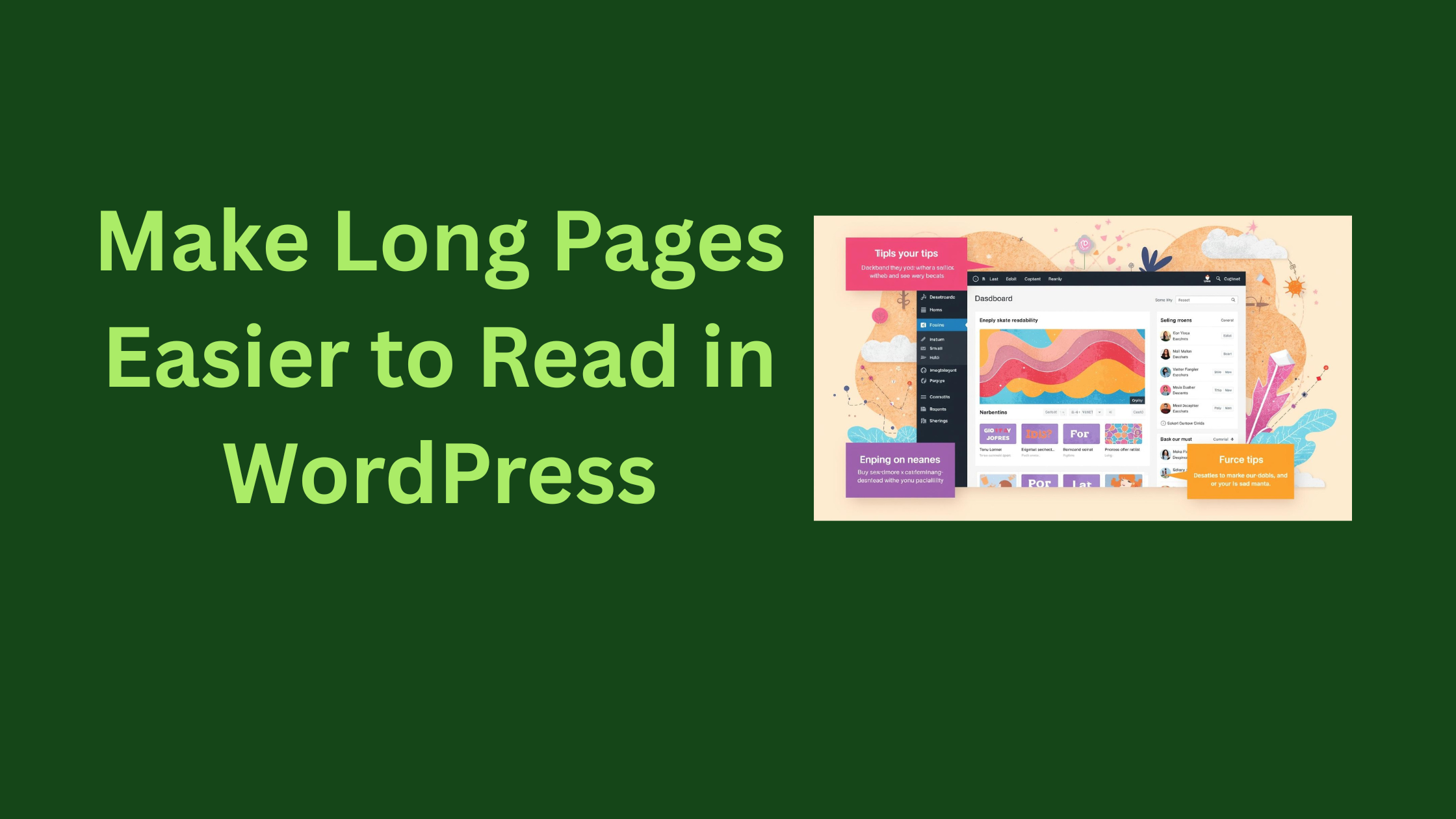 Simple Ways to Make Long Pages Easier to Read in WordPress